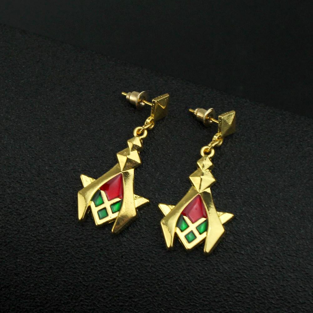 Genshin Impact Sumeru Kaveh Eardrops Earrings Stud Earrings for Woman Anime Cosplay Props Jewelry Accessories Gifts