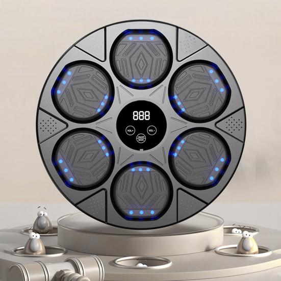 Muziek Boksmachine met Handschoenen Wandmontage Snelheidsmodi Verstelbaar LED-Display Elektronische Bokstrainer Doel Stootkussen Trainingsapparatuur