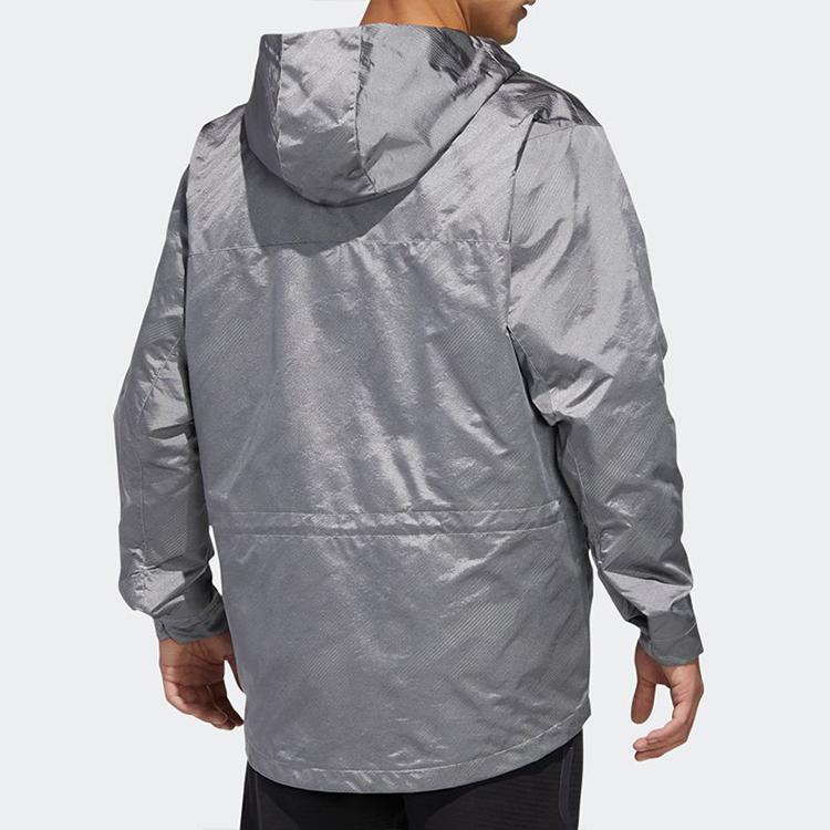 Adidas WJ Μπουφάν Μοτίβο Τίγρης Στενή Γραμμή Σπορ Σακάκι Ανδρικά Μπουφάν Ασημί GF4038