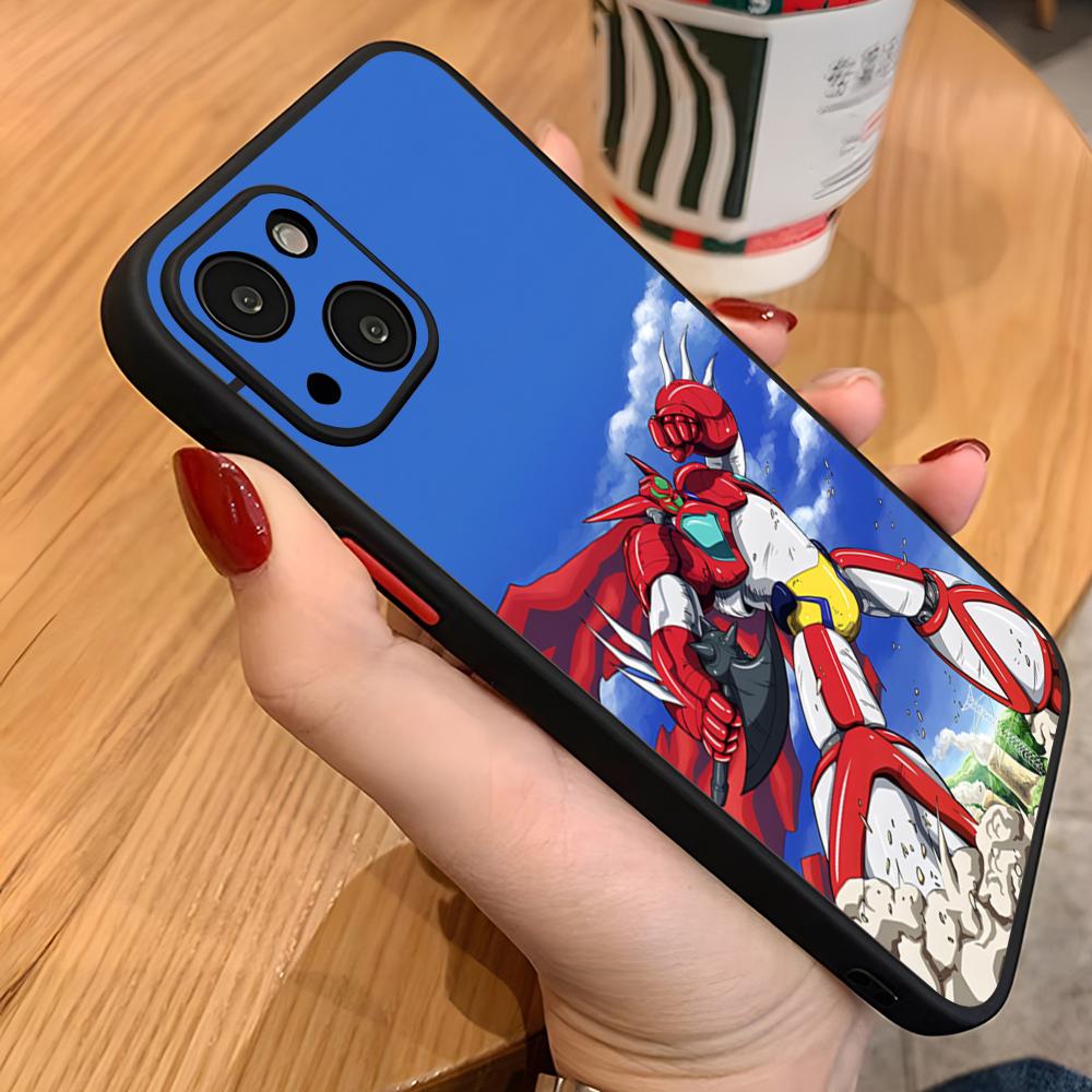 Getter Robo Phone Case For IPhone 17 16 15 Pro Max 14 Pro 1613 11 12 Mini Xs Xr Plus Se Matte Back Cover
