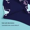 Xtep Butterfly Print Silicone Swim Cap