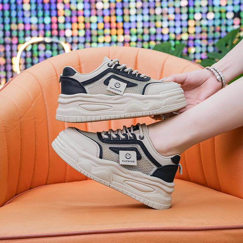 

Женская обувь, летняя, новая, повседневная, обувь для сноубординга, женская, студенческая, спортивная обувь, универсальная, обувь для папы на платформе, маленькие белые туфли 38