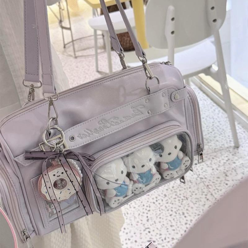 Mürrische Xiaomei Originaltasche Nischen-Schmerztasche Vielseitig Lässig Handtasche Umhängetasche Transparent Koharu Stadt Sternenjagd