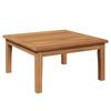 Garden Table Brown Solid Teak Wood