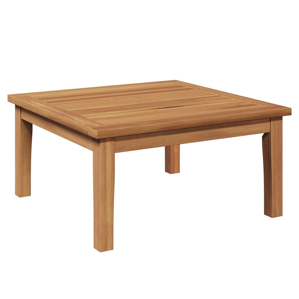 Garden Table Brown Solid Teak Wood