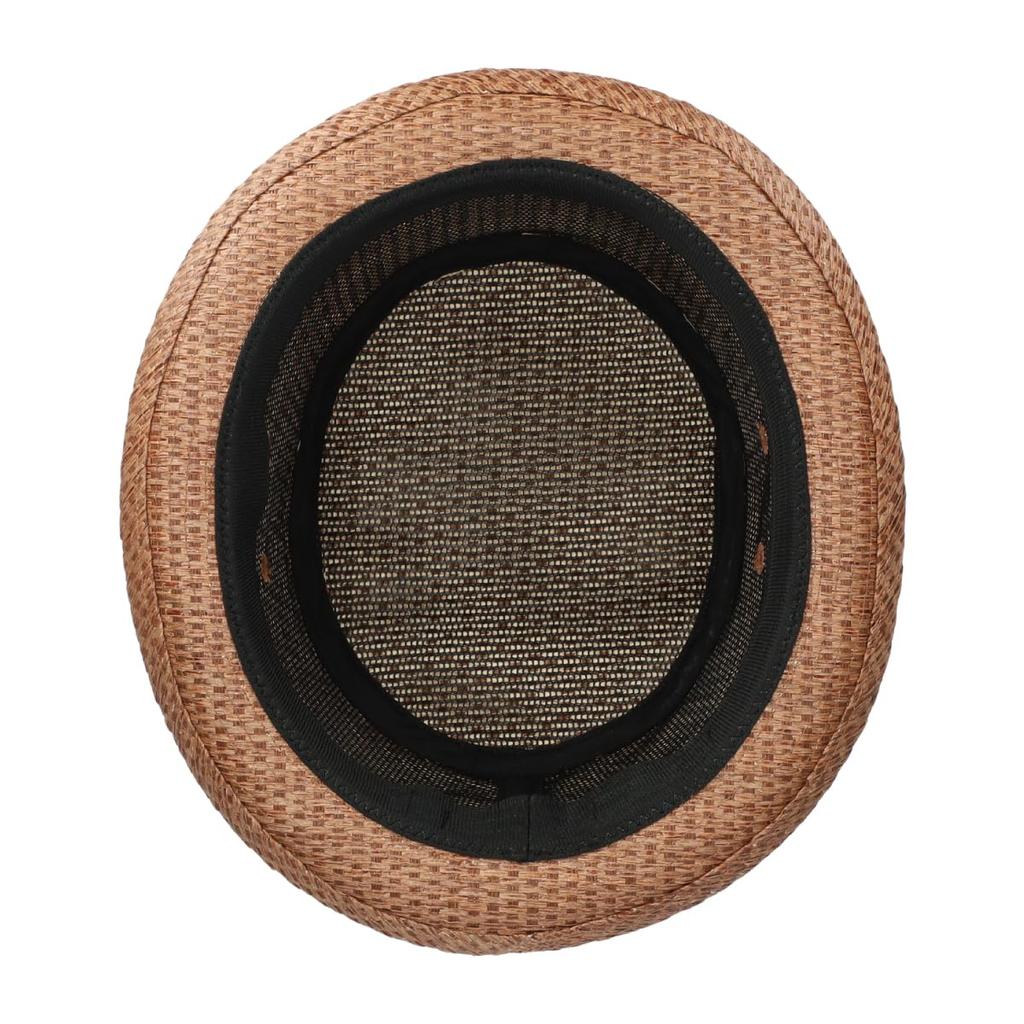 Basic Quench Pork Pie Mesh Paper Material Antibacterial and One Size Fits Beige Hat, Deodorizing, All,