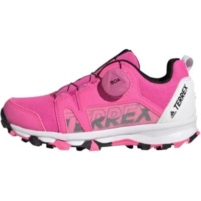 Terrex Boat Hiking K Abrasion Resistant Low Top Outdoor Shoes Pink White Kids' FX4161