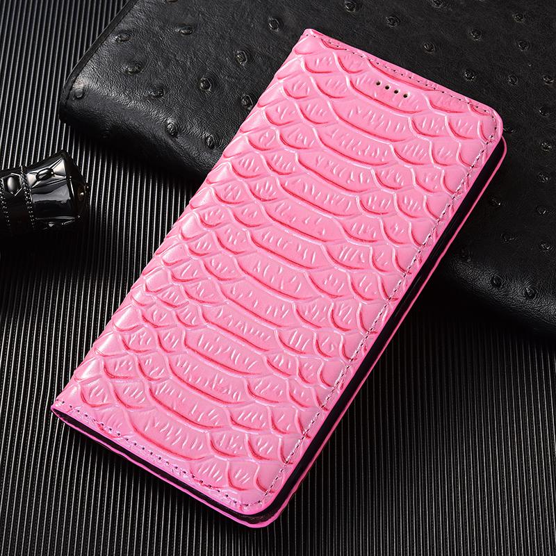 

Snake Genuine Leather Case For Redmi Note 7 8 8T 9 9S 10 10S 11 12 13 14 15 Pro Max Plus Phone Wallet Cover Cases Note 15 Pro Plus&Genuine Leather рожевий