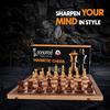 12 Inches Wooden Handcrafted Magnetic Chessboard Set|Tournament-Style Chess Set with Premium Build,Magnetic Pieces|Chess Board for Kids & Adults