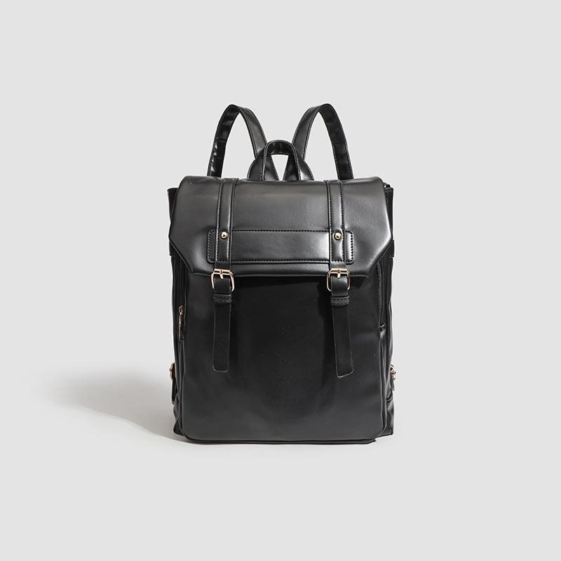 JK Uniform Backpack College Wind Backpack Vintage Soft Leather Women's Bag Casual School Bag