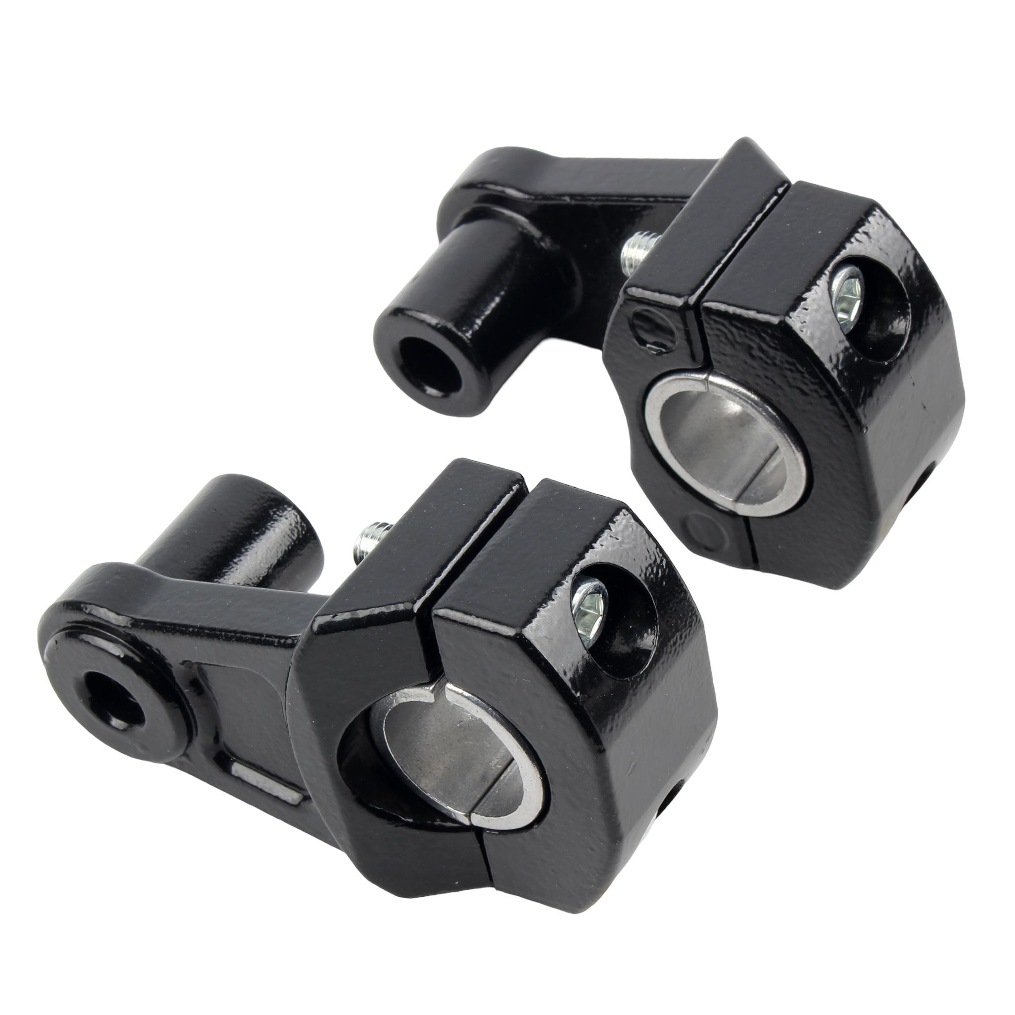

Motorcycle 22mm 28mm Handlebar Bar Clamps Raised Bracket Mount Riser Clamp For Honda Kawasaki Ducati Yamaha EXC Motocross Bike чорний