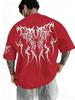 2026 Casual street style summer 3D print large-sized men's T-shirt loose fit quick-drying and breathable