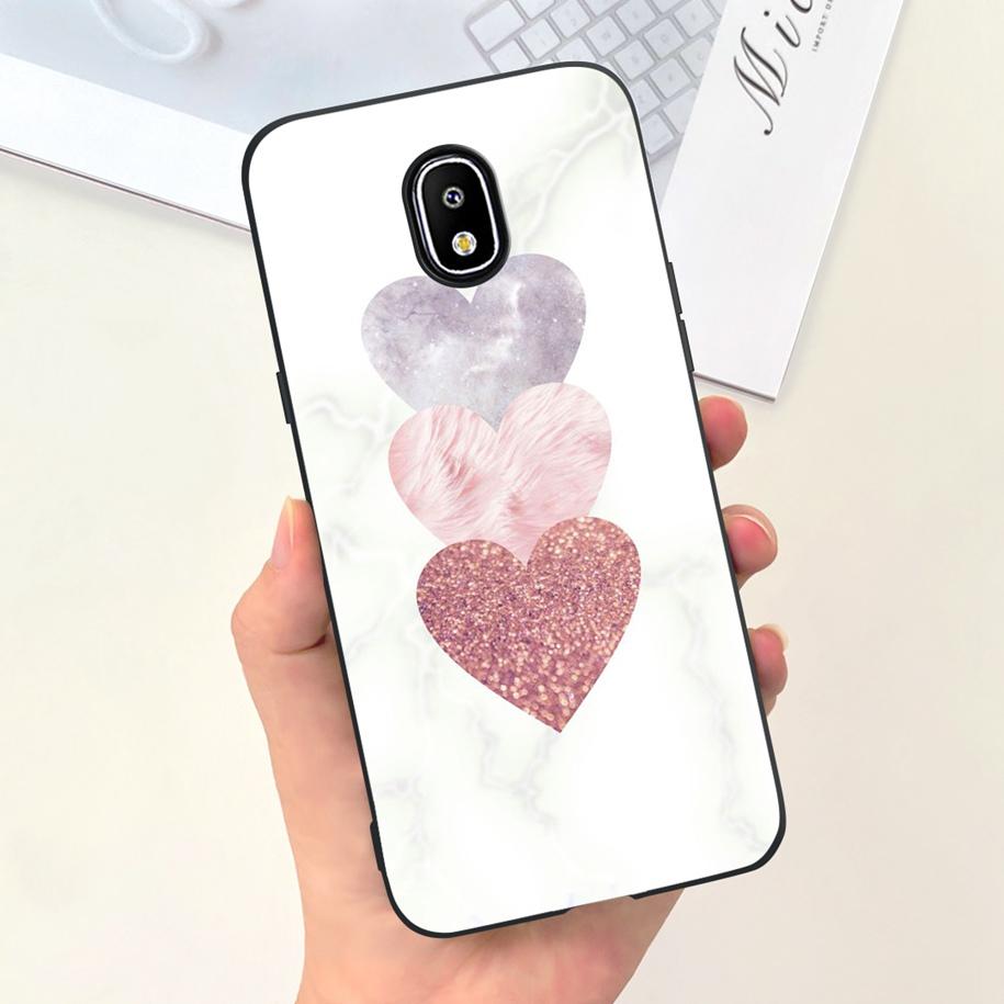 For Samsung Galaxy J7 J5 J3 2017 Case SM-J330F J530F J730F TPU Cover Fashion Pattern Soft Funda on Samsung J7 Pro 2017 Protector