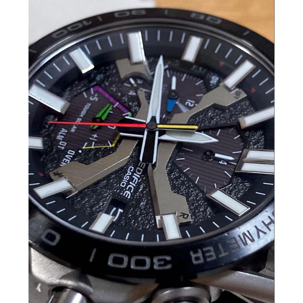 Used [Obon Limited Sale!] Rare! Good Condition! CASIO EDIFICE Sospensione Solar EQB-2000YDC-1AJF
