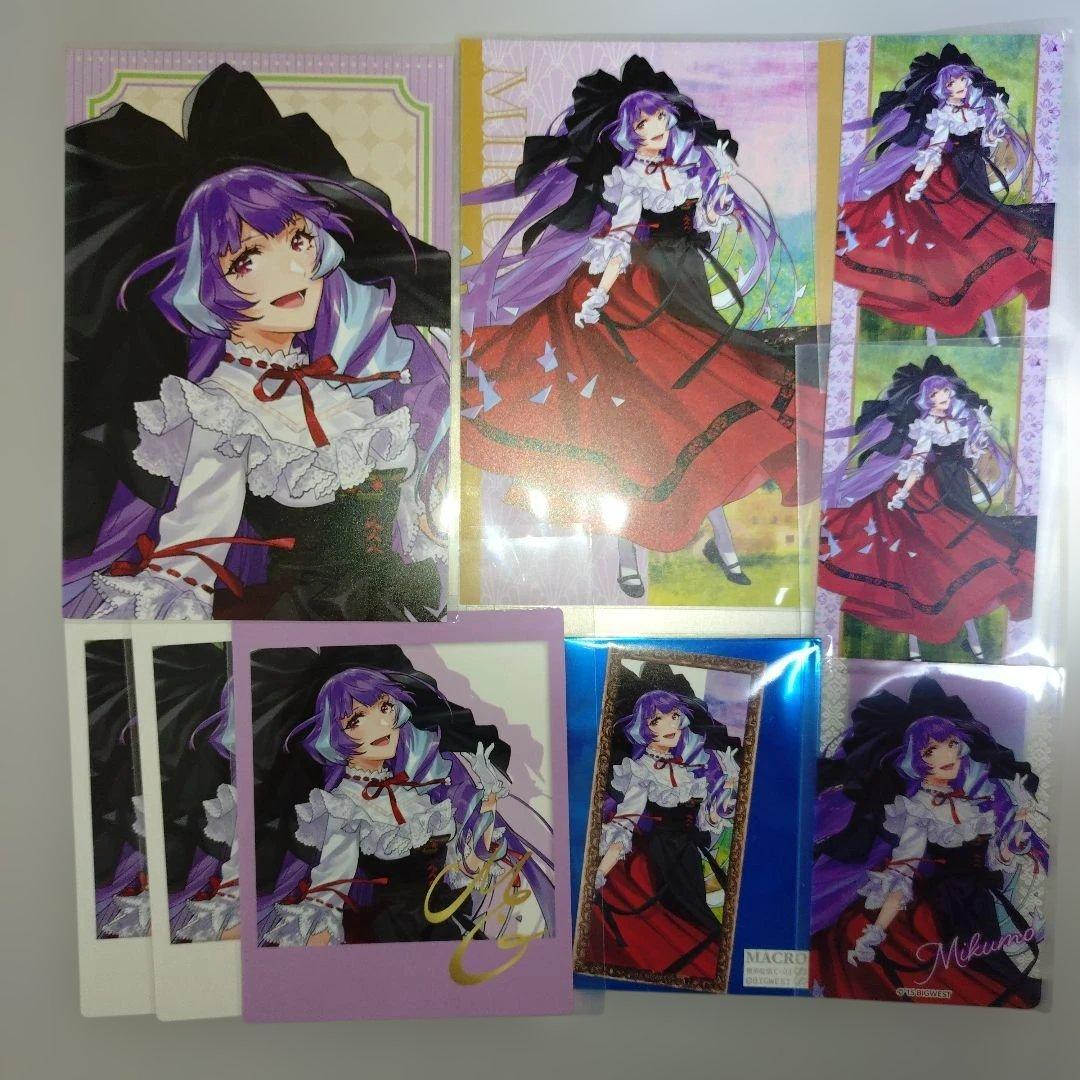 Macross World Expo Mikumo Postcard Clear Card Photo Style Card Sticker