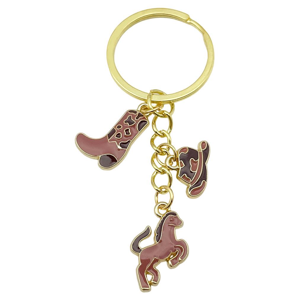 Retro Alloy Denim Boots Keychains & Charms: Unique Women's Accessories