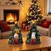 Creative Christmas Tree Resin Decorative Piece, Festival Atmosphere Craftwork Display, Home Living Room Decoration