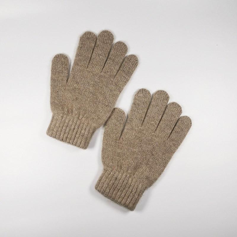 

Детские двухслойные толстые кашемировые перчатки без пальцев с пятью пальцами, идеально подходящие для осени и зимы. Small Child 3-6 верблюд