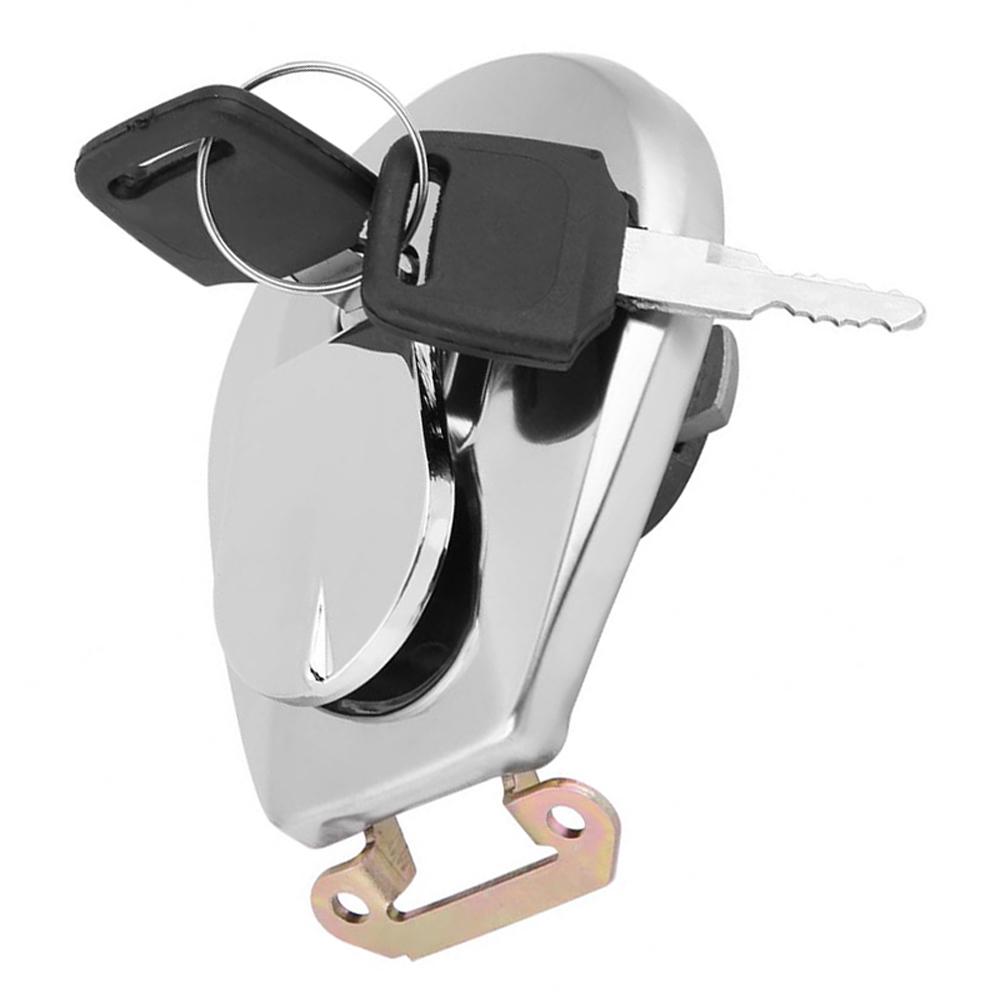 1 Set Motorcycle Fuel Gas Cap Tank Cover With 2 Keys Rustproof Stainless Steel For Honda VF750C VF750 VF 750 700