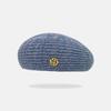Y2k Painter Berets Thin Beanie Cap Casual Hollow Knitted Beret  Summer and Autumn