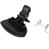 Black Glove Box Lid Handle with Replacement Spring for Citroën C4 2004-2010 ABS + Metal