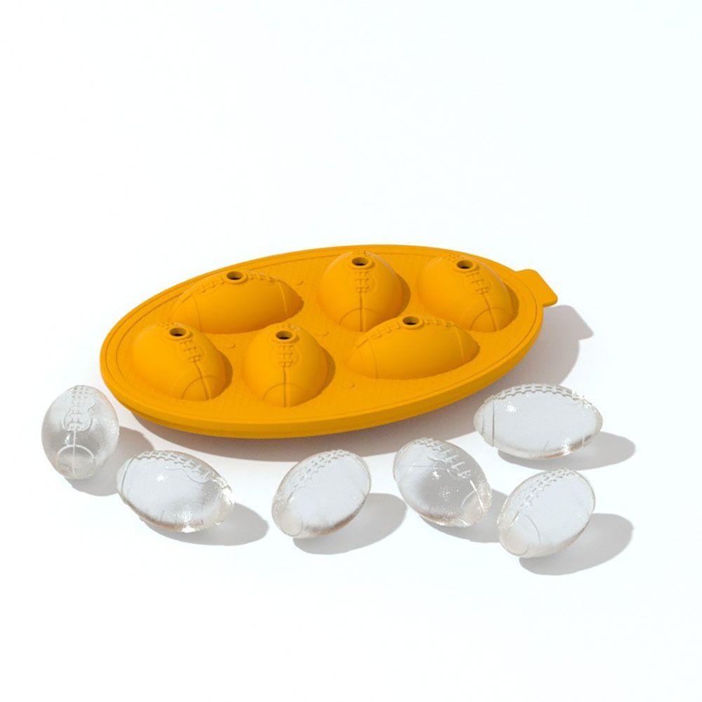 

1/2pcs Yellow Ice Ball Maker Silicone Silicone Ice Tray Easy-to-clean Ice Cube Mold Bar