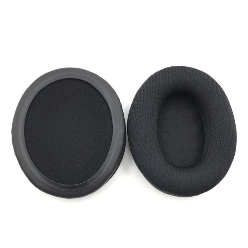 Replacements Mesh Leather Ear Pads Beam Cushions for Headsets Cover Earphone Earcups