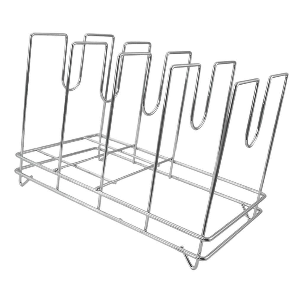 Pizza Pan Rack Multifunctional Accessories Portable Display Stand Plate Storage Rack Bakeware Organizer for Kitchen Countertop