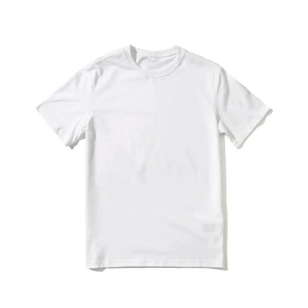 Summer Men Women T-shirt Cotton Solid Tshirts Oversized Short Sleeve T Shirt Fashion Soft White Black Tee 2024 Clothing Tops
