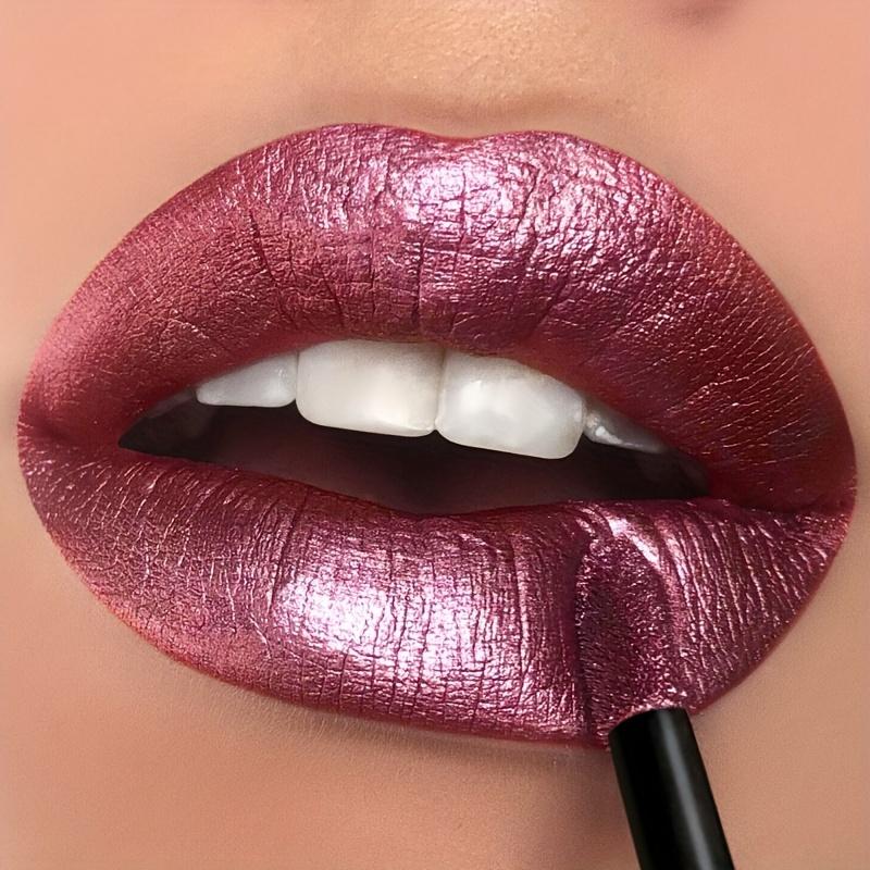 Brillo labial hidratante de lujo con brillo de bayas y brillo de diamante, lápiz labial hidratante de larga duración y altamente pigmentado para todo tipo de piel