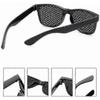 4 Pieces Of Grid Glasses / Hole Glasses For Eye Training And Relaxation  Grid Glasses 2 Black Full Holes  2 Black Sport Full Holes hwy 0619
