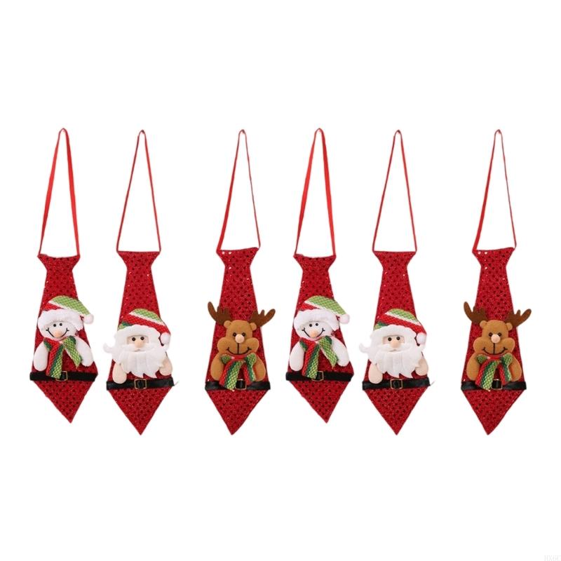 

Pack of 6 Christmas Santa Snowmans Reindeers Hanging Ornaments Creative Festival Decoration for Home School Party HX6C China Mainland