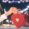 Heart Shape Jewelry Storage Case Compact Travel Box for Multiple Accessories Waterproof Ornament Display Case for Girls