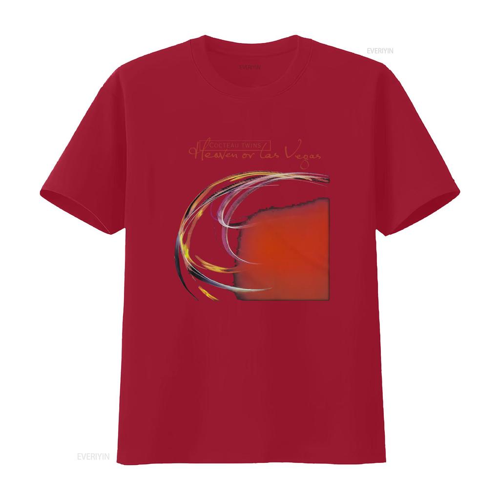 Cocteau Twins T Shirt Heaven or Las Vegas vintage Washed Casual Stretched Stylish Top For Everyday Wear fashion Versatile