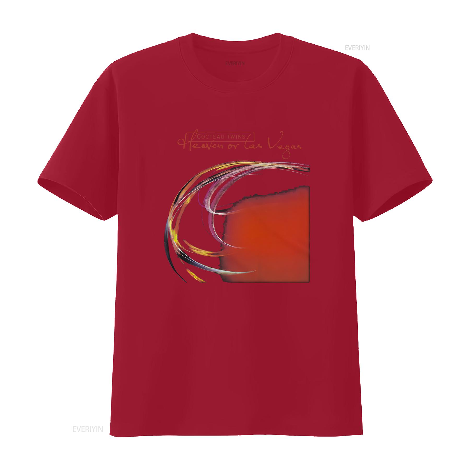 

Cocteau Twins T Shirt Heaven or Las Vegas vintage Washed Casual Stretched Stylish Top For Everyday Wear fashion Versatile S