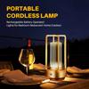 Dimmable Led Cordless Table Lamp Style Desk Lamps Outdoor Camping Atmosphere Light Restaurant Creative Beside Night Lights ABS