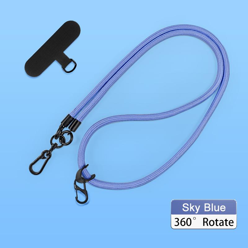 

Universal 120CM Crossbody Lanyard Strap Chain For Phone Case Cover Adjustable Phone Lanyard Detachable Mobile Phone Rope Polyester / Nylon