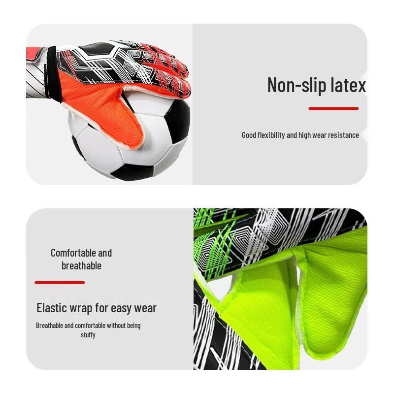 Yi Ning Professional Goalkeeper Gloves with Finger Protection