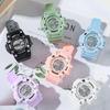 Fashion Sports Watch for kids Multi functional Alarm Clock Boys and Girls LED Digital Watch Student Clock Electronic Wristwatch