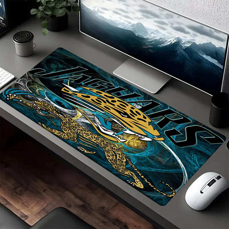 Jacksonville Jaguars Theme Mouse Pad, Non Slip Rubber Base, Multifunctional Office & Home Decor, Perfect for Workspace Personalization.
