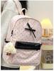 Schoolbag atmosphere Japanese schoolbag design college girl cute polka dot backpack junior high school new lace backpack women