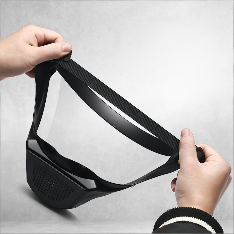 Full Face Protection Anti Droplet Mask Anti Fog Anti Splash Head Wear Glasses Space Spherical
