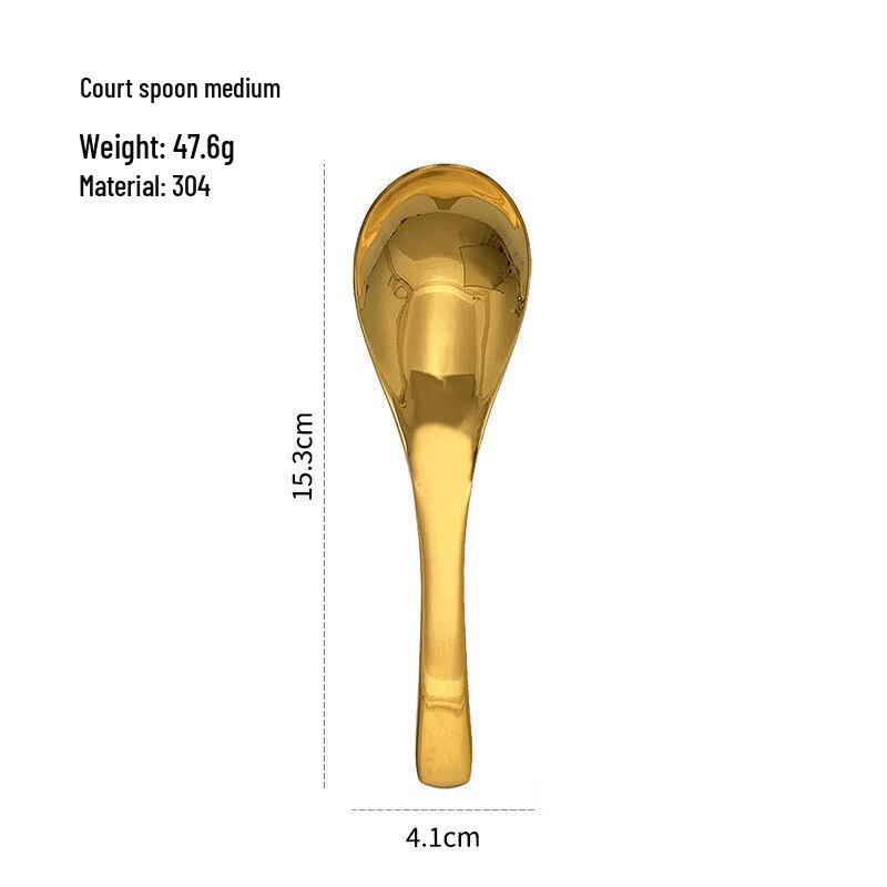 

ZISIZ Stainless Steel Palace Style Spoon