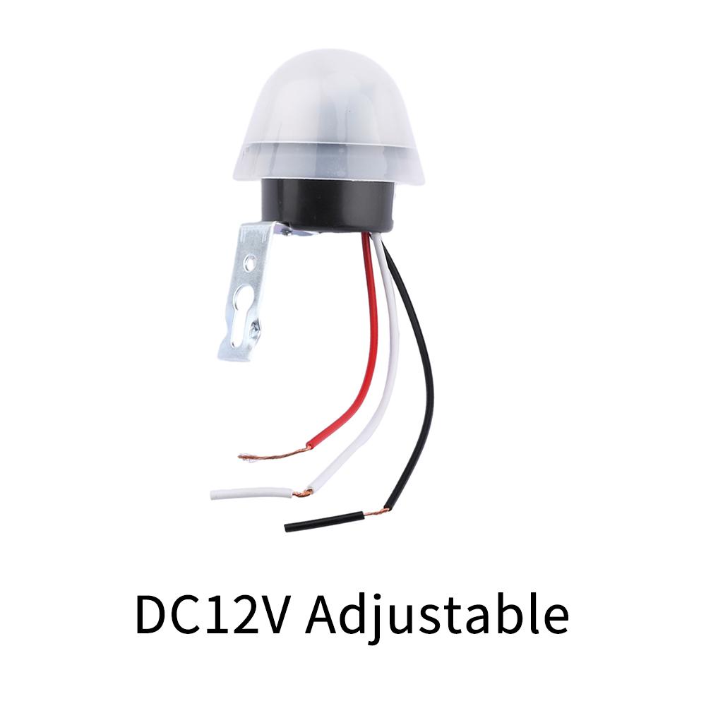 AS-20 Automatic On Off Photocell Street Light Switch AC220V/AC110V/DC12V 10A Photo Control Photoswitch Sensor Switch