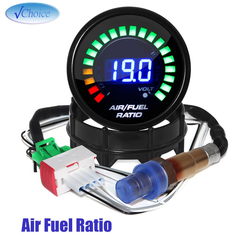 2" 52MM Digital Car gauge Tachometer BAR PSI Boost Vacuum Water Temp Oil Temp Oil Press Voltmeter Air Fuel Ratio EGT Temp meter