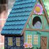 Hand-Painted Bird House Rainproof Bird Cottages Bird Cages Bird Nesting House  Parrot