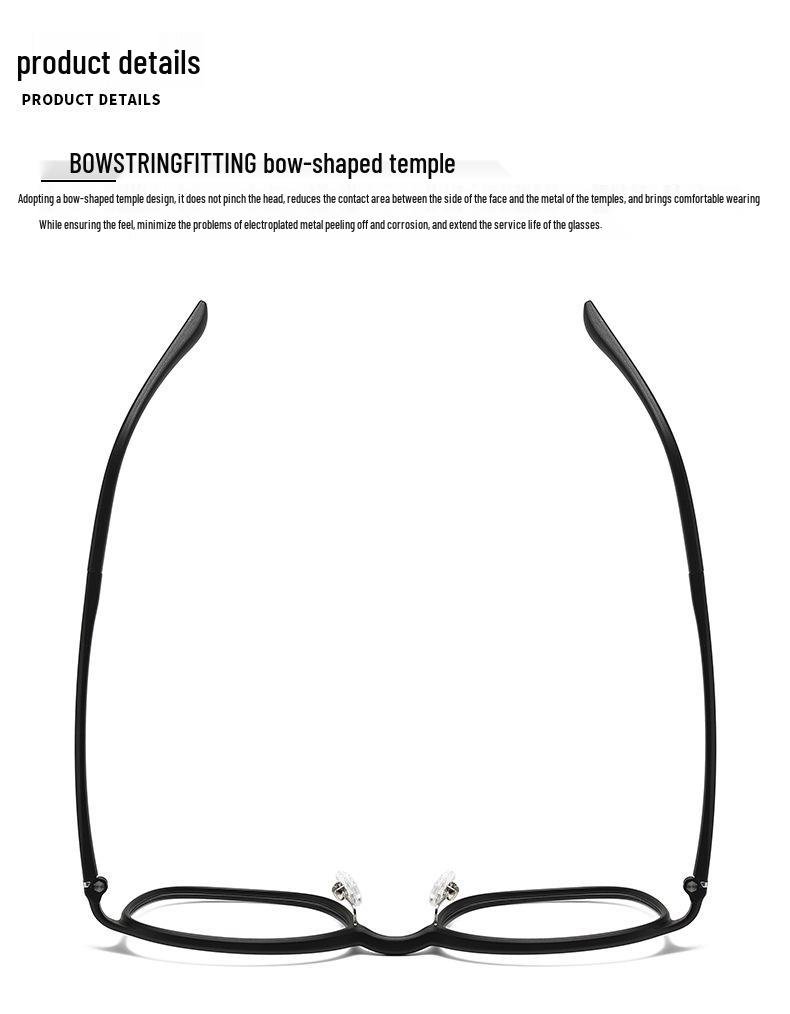 Ultralight Retro Square Eyeglass Frames - Unisex High-End Korean Design
