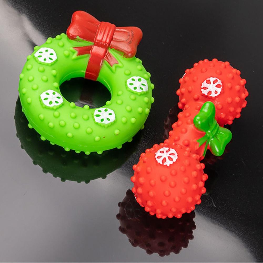 Christmas Dog Stocking Toys Set Xmas Dog Toy Set with Squeaky Toys Puppy Chew Toys for Teething Bulk Ideal Holiday Gifts