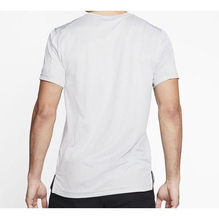 Nike Dri-Fit Logo Print Training Short Sleeve T-Shirt Men Tops Birch-Tree CT6391-051