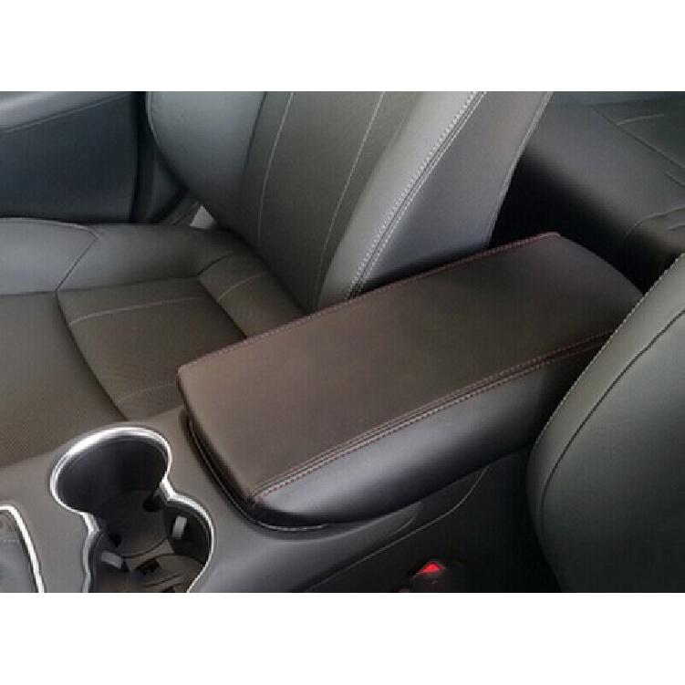 Leather Black Car Armrest Box Protector Cover For ~ Toyota Venza Harrier